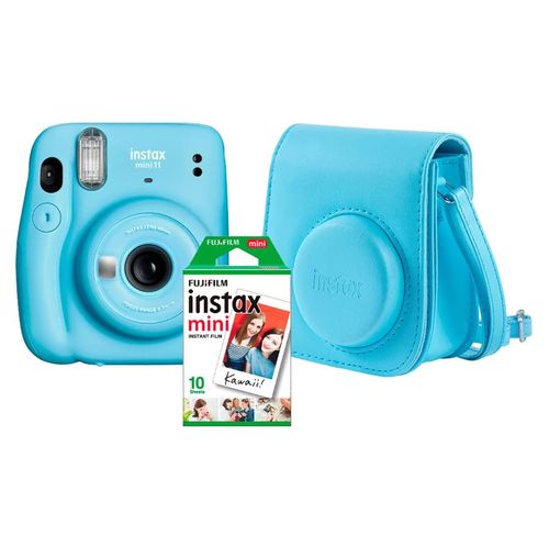 Kit Instax Mini11 Azul Bolsa Cr